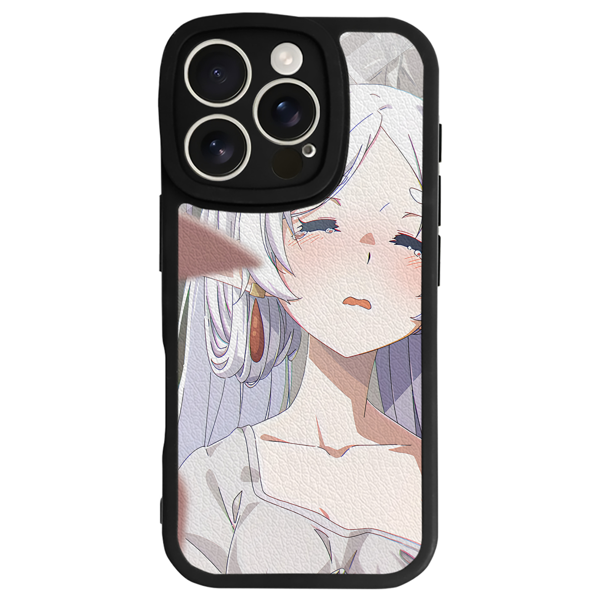 （画像用） 葬送のフリーレン Frieren 【iPhone 16シリーズ対応】シリコンスマホケース（レザー調） 材質：シリコン